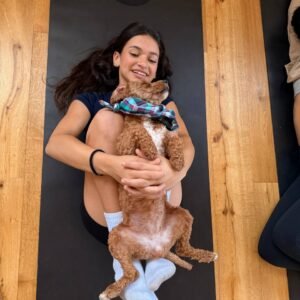 שיעורי נובמבר - יוגה מזרן עם גוריי תחש ופומרניאן